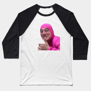 Pink Guy Baseball T-Shirt